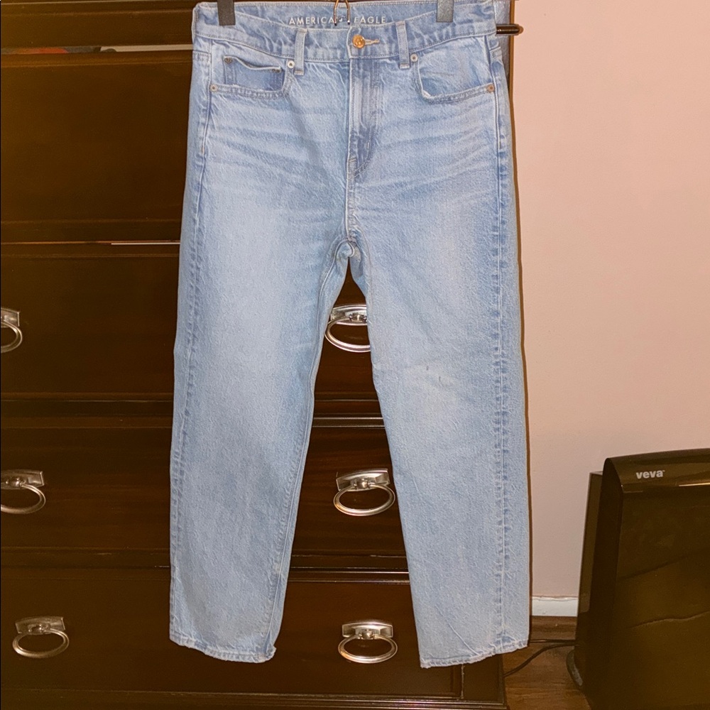 American Eagle Super High Rise Ankle Straight Size 2